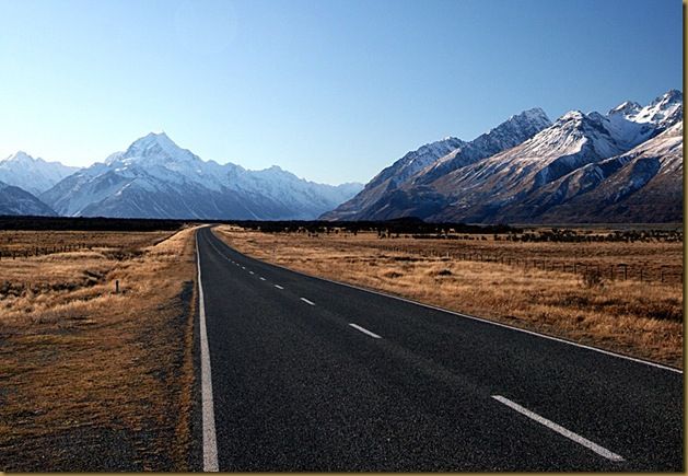Road to Mount Cook