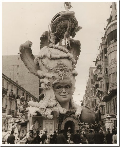 Valencia en fallas  1968 falla angel guimera