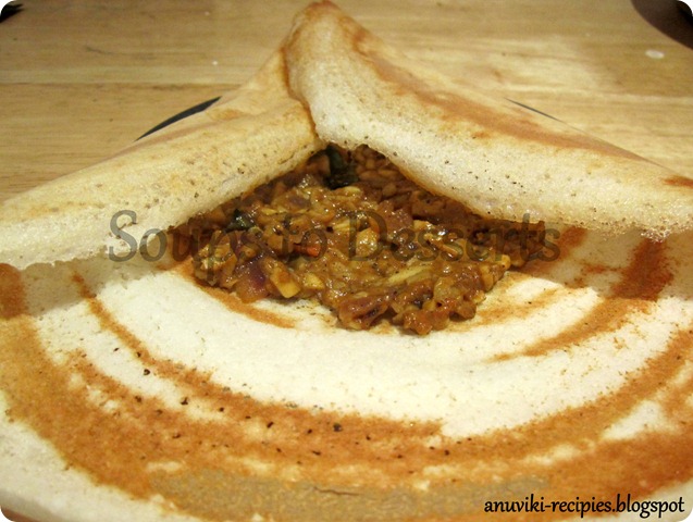 Mushroom Masala Dosa 1 Mushroom Masala Dosa 1