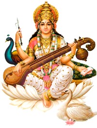 Goddess Sarasvati