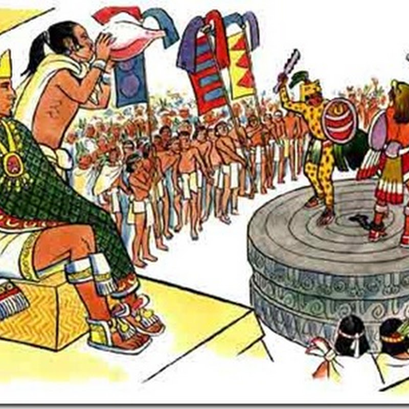 Cuento ilustrado como se formó el mundo según los aztecas