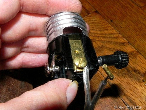 rewire the lamp socket1