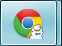 Google Chrome 15 taskbar icon with profile avatar