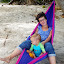 Avec Maman-Koalate dans le hamac