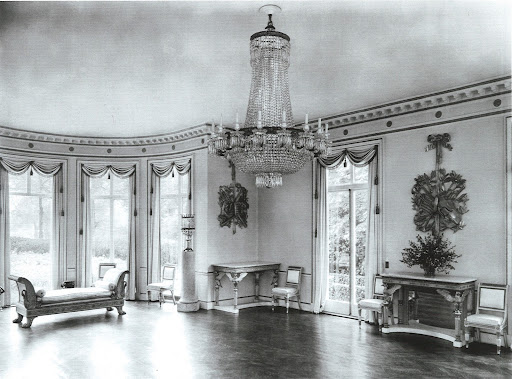 Audrey and Hon. Peter Pleydell-Bouverie's ballroom in their fabulous villa in Regent Park, better known as Audrey and Hon. Peter Pleydell-Bouverie's ballroom in their fabulous villa in Regent Park, better known as
