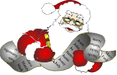 Animated-Santa-Clause-checking-list-twice