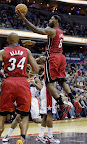 lebron james nba 121204 mia at was 01 LeBron James Nears 2nd Triple Double, Wears Lavas in a Loss