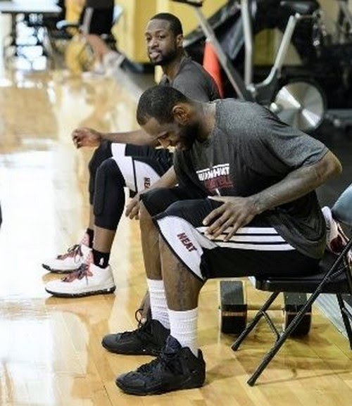 King James Spotted Wearing LeBron XI Wear Test in Practice