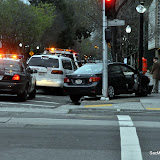 Early Saturday evening, a taxi mini-van and a Toyota crashed at the intersection of H and 12 th Streets in Downtown Sacramento. Both vehicles sustained significant damage however no one was taken to the hospital. A large postal box was taken out and a street light damaged. Incident_120317_VehicleAccident_H and 12th