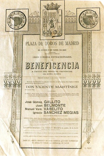 1920- Corrida Beneficencia Madrid 001 1920- Corrida Beneficencia Madrid 001