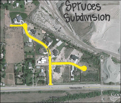 2014-2015 Spruces Subdivision Roadwork