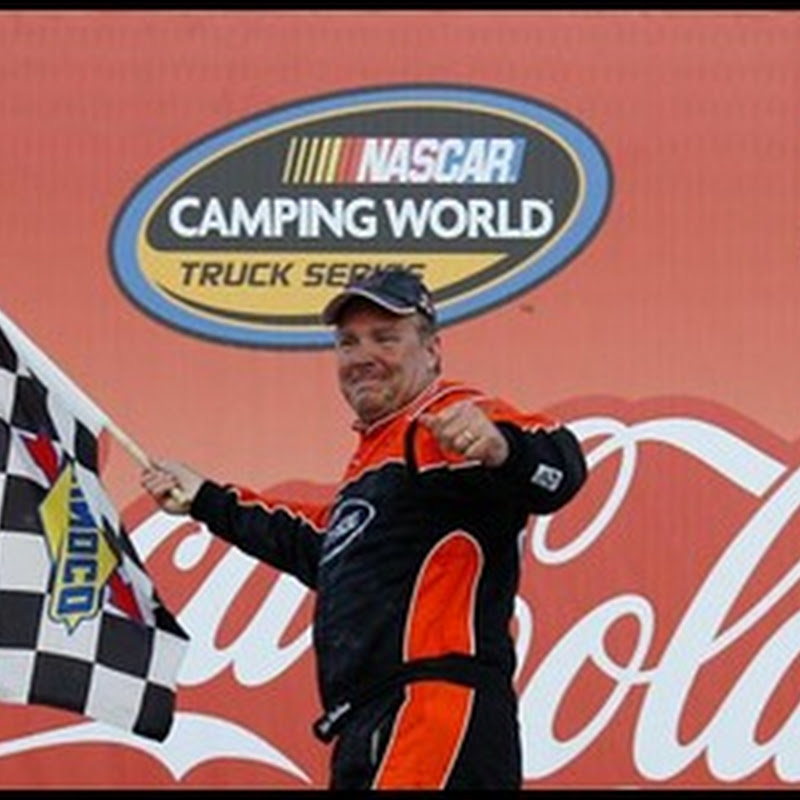 Mike Wallace claims the checkered flag at Talladega