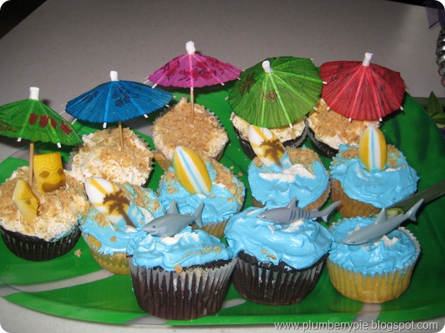umbrella cupcakes