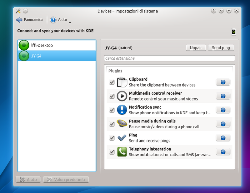 Kubuntu 14.04 - KDE Connect Kubuntu 14.04 - KDE Connect
