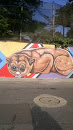 Mural Perro De Monte