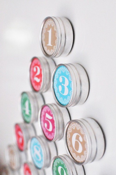 diy magnetic calendar