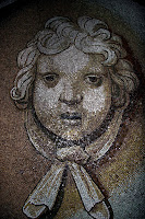 Design in the cupola in St Peter's Basilica