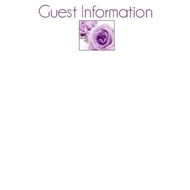 Purple Roses 4 Guest Information