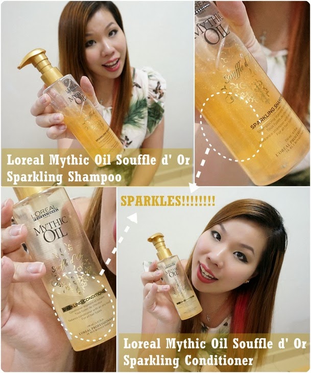 Loreal Mythic Oil Souffle dor sparkling shampoo and conditioner texture Loreal Mythic Oil Souffle dor sparkling shampoo and conditioner texture