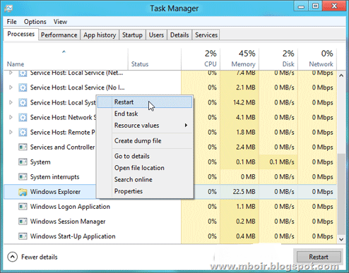Windows 8 Task Manager - mboir