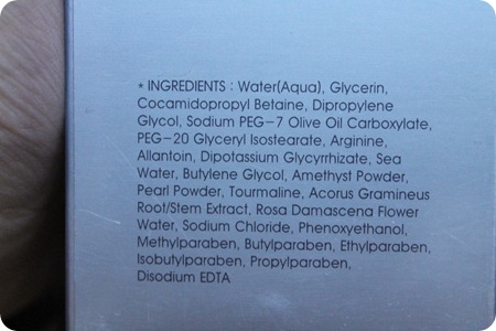 missha ingredient