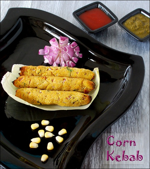 Corn seekh kebab Corn seekh kebab