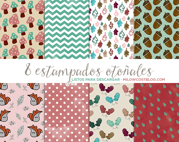 8 estampados otoñales 8 estampados otoñales