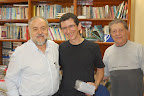 André com Jether Jacomini e Spério Facionne (Rádio Boa Nova)