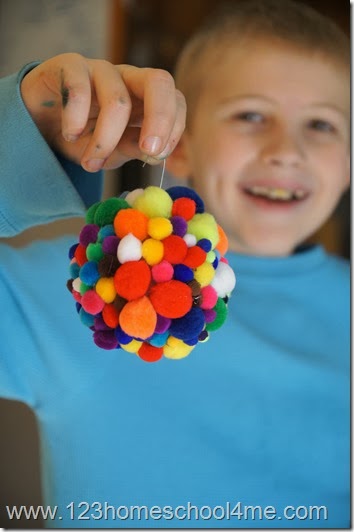 Kid made Christmas Ornament Craft Kid made Christmas Ornament Craft