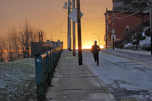 2014 new year jog