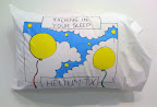 David Mask "Talking in your Sleep" Acrylic and Pillow