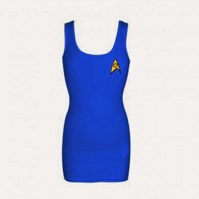 Star Trek Blue Starfleet Tank from We Love Fine Star Trek Blue Starfleet Tank from We Love Fine