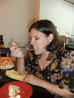 Here is a not so attractive shot of me taking the first bite.