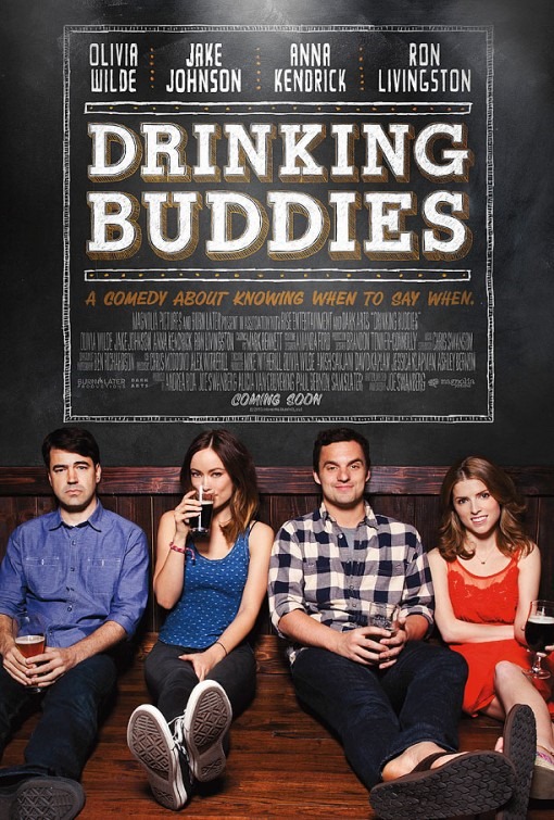 Drinking Buddies poszter, főszerepben Olivia Wilde és Anna Kendrick
