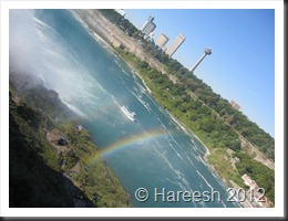 Rainbows and Maid Of Mist boat