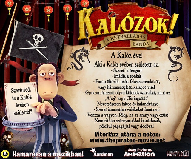 Megkezdődött a Kalóz éve! Kalóz évében születtél