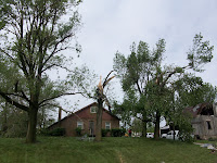 Damage on Redwood Avenue in Washington County Damage on Redwood Avenue in Washington County