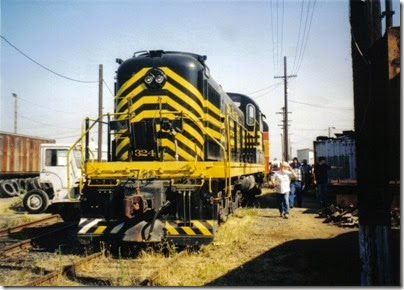 02 Nickel Plate Road Alco RSD-5 #324 at the Brooklyn Roundhouse in Portland, Oregon on August 25, 2002