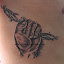 Tatouages - Visage- fée-croix