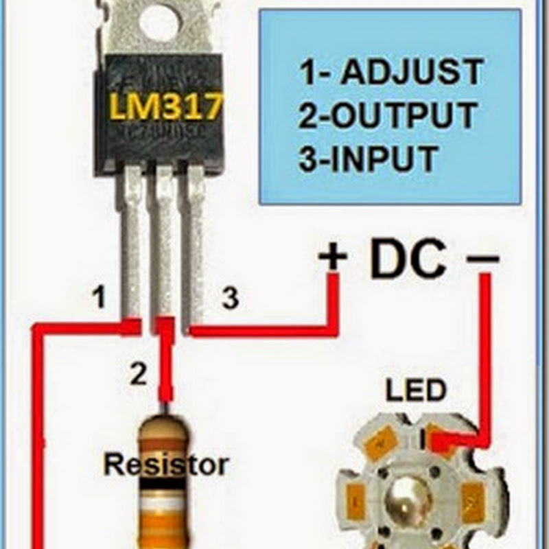 LED Driver Sederhana Menggunakan LM317 Regulator