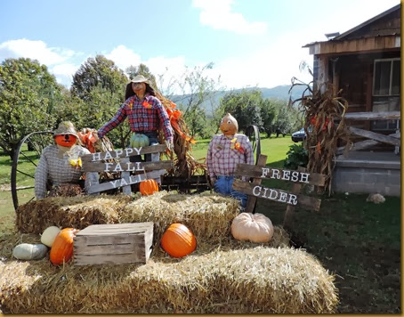 Fall display at the apple farm