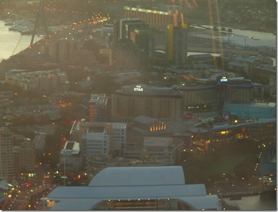 The Star from the tower at dusk