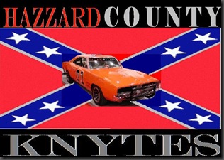 A HAZZARD KNYTES LOGO A HAZZARD KNYTES LOGO