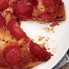 Ruby Plum Upside-Down Cake