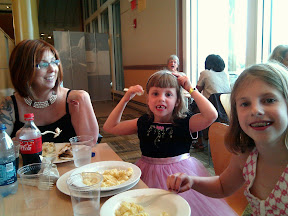 Eating at the Kennedy Center cafe before the ballet Eating at the Kennedy Center cafe before the ballet