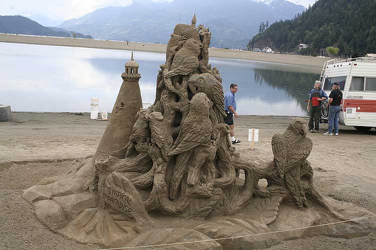 SAND CASTLES competition in Oregon