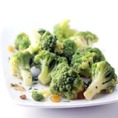 Broccoflower with Anchovies and Garlic