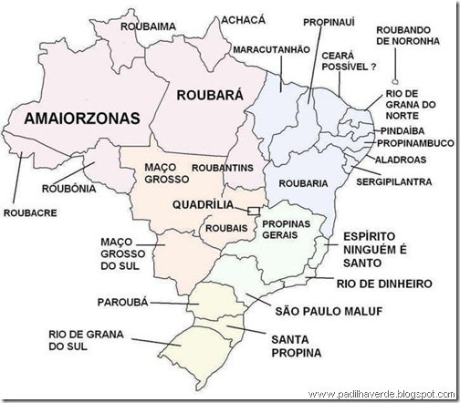 face outros mapa