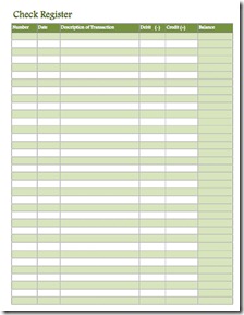 printable blank check register
