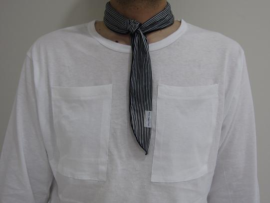 A water-soaked 'necktie' for cooling workers at the Fukushima Daiichi nuclear plant, June 2001. Heat stroke is an ever-present danger for workers inside the reactor buildings. TEPCO